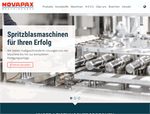 Tablet Screenshot of novapax.net